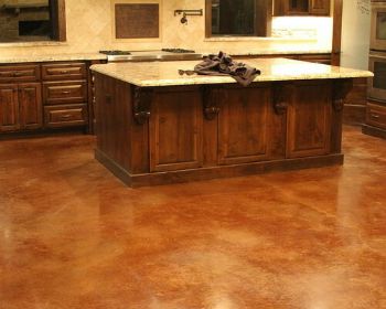 Concrete flooring in baltimore county rental property