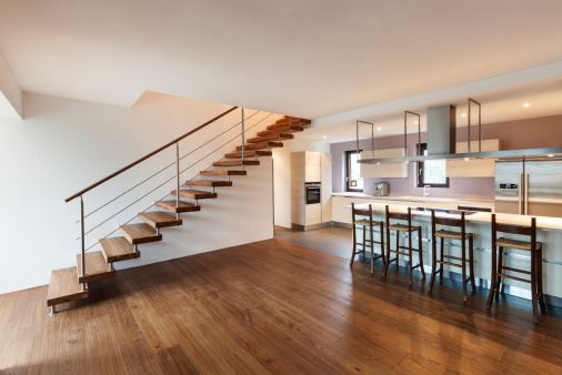 modern Baltimore County rental property with hardwood floors