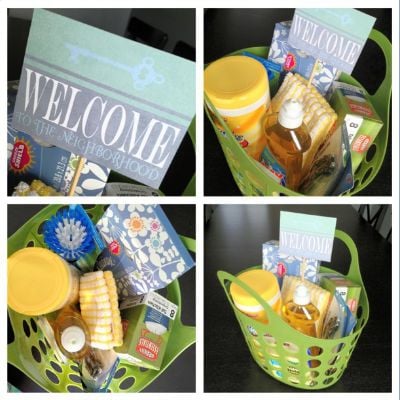 Welcome Gift Basket for Moving in to New Rental Home in Baltimore County