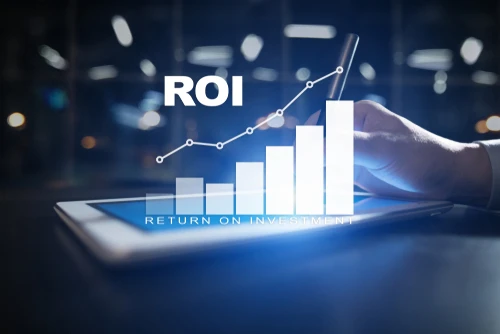 Return on investment (ROI) chart illustrating rental property ROI growth