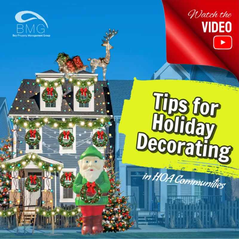 Tips for Holiday Decorating in HOA Communities_Square | Bay Property Management Group