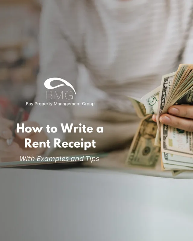 How to Write a Rent Receipt(With Examples and Tips) | Bay Property Management Group