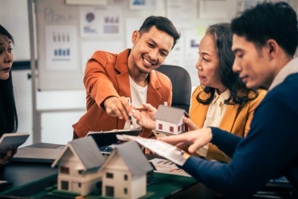 Property management team supporting investors with rental property decisions