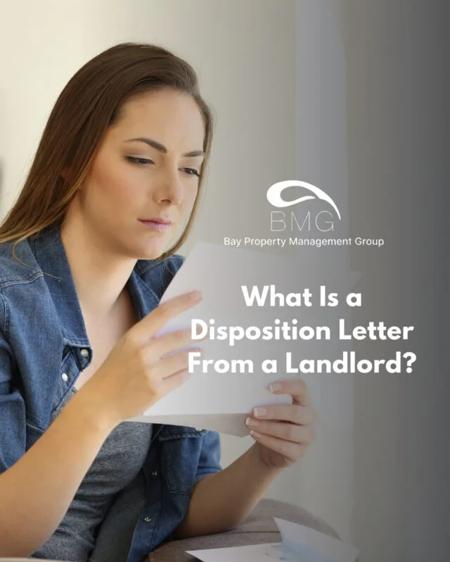 What Is a Disposition Letter From a Landlord | | Bay Property Management Group