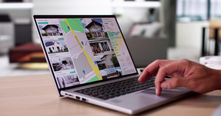 tenant browsing apartment listings to compare rent prices
