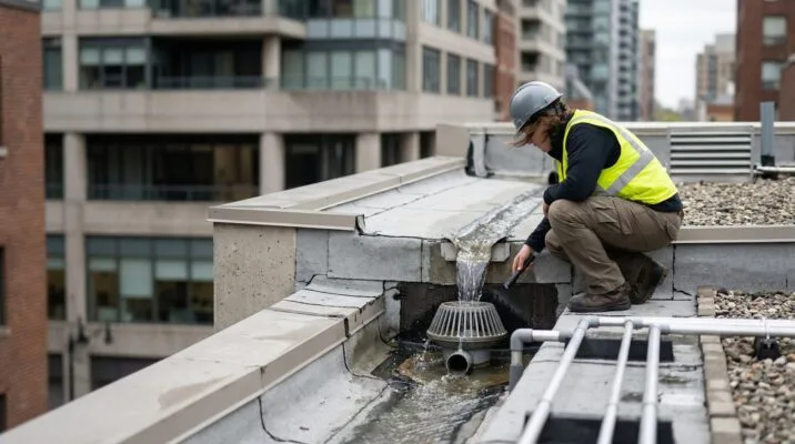 Rental property drainage inspection to prevent water damage