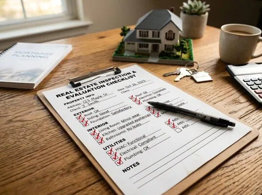 Rental property maintenance records and inspection checklist