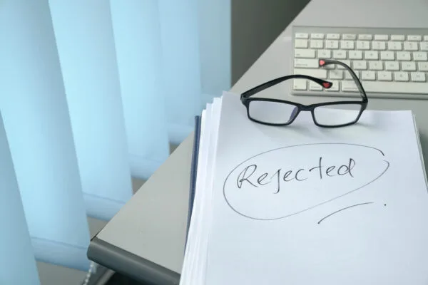 Rejected rental application during the tenant screening process